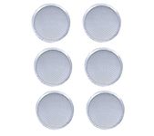 ZenShop 7 inches Aluminium Pizza Screen, Heavyduty Seamless Round Pizza Screen for Home Kitchen Hotel, Indoor & Outdoor Cooking, Color Silver (Pack of 6 Pcs)