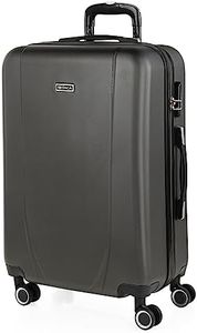 ITACA - Maletas Grandes de Viaje: Maleta Grande 23 Kilos, Maleta Viaje Grande, Maleta De Viaje para Todas Tus Aventuras. Material ABS Resistente y Ligera, Antracita