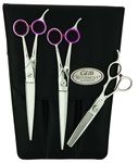 Geib Gator Shear Stainless Steel Pet Grooming Kit, 3-Pack