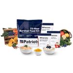 4Patriots 72-Hour Emergency Food Supply Survival Kit, Perfect for Camping, Freeze Dried Preparedness Food, Designed to Last 25 Years, Be Ready with 16 Servings of Delicious Breakfast, Lunch, and Dinner