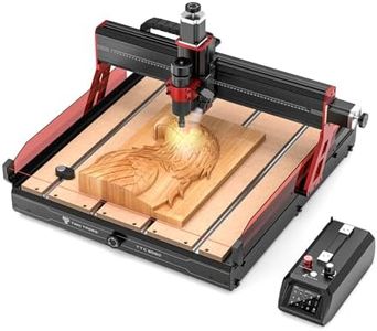 TTC6050 CNC Router Machine, Desktop Engraving Machine 600x500mm Working Area, 500W Spindle, 3-Axis CNC Engraving & Laser Cutting for Wood, Metal, Acry