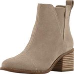 Toms Women's Esme Bootie, 5 B(M) US, Desert Taupe Suede