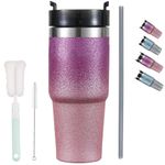 Insulated Tumbler With Straw Bpas