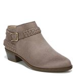 LifeStride Women's Adriana Ankle Bootie, Mushroom, 6.5 W US