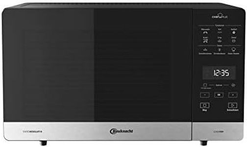 Bauknecht MW 59 MB Mikowellen- Backofen / freistehend / 25 l Garraum / 3D-System/ Automatikprogramme / Mikrowelle 800 Watt / Quarz - Grill 900 Watt / Schnellstart-Funktion,Schwarz