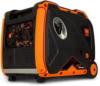 WEN 56455i Super Quiet 4500-Watt RV-Ready Portable Inverter Generator with Fuel Shut-Off and Electric Start Black