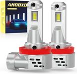 AHOBXD H11 Bulb, H8 H9 H16 Fog Bulbs Cool White with Fan Cooling Super Bright 30000LM Plug and Play Fog Lights Pack of 2