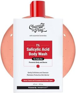 Chemist at Play 1% Salicylic Acid Body Wash 473ml | Paraben & SLS Free | Gentle Exfoliating Shower Gel | Prevents Body Acne| Bumpy Skin & Deep Cleanses Skin | For Men & Women