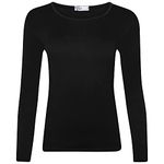 Scoop Neck (Black, UK 16-18)