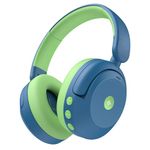 iClever BTH20 Active Noise Cancelling Headphones for Kids, 60H Play Time, 80dBA Safe Volume, Comfortable Fit, Bluetooth5.4, Award-Winning Over Ear Kids Headphones Wireless AUX Cord for Airplane Travel