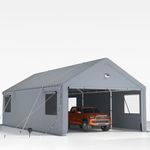 Heavy Duty Carport Canopy 13x25FT,E
