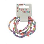 Party Bag Fillers Bracelets fleurs givres pour filles - Lot de 5