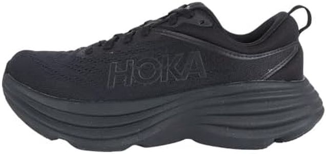 HOKA Women's Trainers, BONDI 8, Mesh, Black/Black, 7 US W