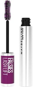 Maybelline The Falsies Lash Lift Washable Mascara Volumizing, Lengthening, Lifting, Curling, Multiplying, Eye Makeup, Blackest Black, 1 Count