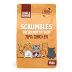 Scrumbles Adult and Senior Cats Dry Food, 750g