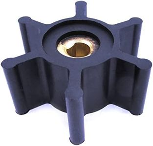 SouthMarine Flexible Water Pump Impeller 6303-0001 6303-0001-P 6303-0003 6303-0003-P for Jabsco / 09-824P-9 for Johnson / 7885 for Oberdorfer / 500210 for CEF / J050011 for Ancor