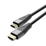 ZEBRONICS HAA2021 HDMI version 2.1 cable with 8K @ 60Hz, 4K @ 120Hz, eARC & CEC support, 3D compatible, 2 meters length, 48Gbps max and Gold-plated connectors