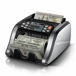 Aneken N60 Mixed Denomination Money Counter Machine, Value Counting, UV/MG/IR/DD Counterfeit Detection, 3.5" TFT Display Cash Counting Machine, Printer Enabled Bill Counter for Business