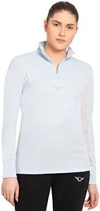 TuffRider Women's Ventilated Technical Long Sleeve Sport Shirt with Mesh