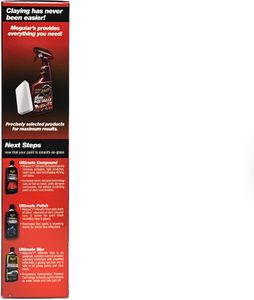 Meguiar's Quik Clay Bar Starter Kit – 80g Clay & 473ml Detailer