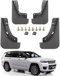 GONMOT 4pcs Wheel Tire Mud Flaps Splash Guards for Jeep Grand Cherokee L 2023 2022 2021 Front & Rear All Weather Mudflap No Drilling Required