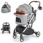 Costway 3-in-1 Pet Stroller, Foldab