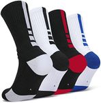 Finerview Elite Basketball Socks, 4