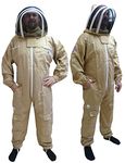 AGS Beekeepers cotton beekeeping suit professional clothing equipment bee suit protective suit (Medium)