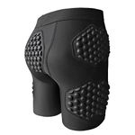 Topeter Padded Snowboard Shorts, Compression Crash Pants, Protective Butt Pad and Tailbone Protection for Ski, Hockey, Rugby, Skating for Men XL