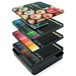 Artworx 72 Premium Watercolour Pencils Set - Coloured Art Pencils For Adults & Students - Colouring Pencils For Artists - Sketching or Drawing Art Supplies