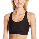 Hanes Women's Compression Racerback Sports Bra, Black, M