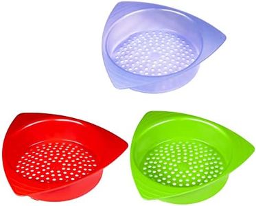 Kitchen Strainer Colander for Cans 3 Pack BPA Free Can Strainer Beans Vegetables Fruit Tuna.