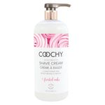 Coochy Rash-Free Shave Cream | Conditioner & Moisturizing Complex | Ideal for Sensitive Skin, Anti-Bump | Made w/Jojoba Oil, Safe to Use on Body & Face | Frosted Cake 32floz/ 946mL