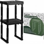 Svartur Locker Shelf Height and Wid