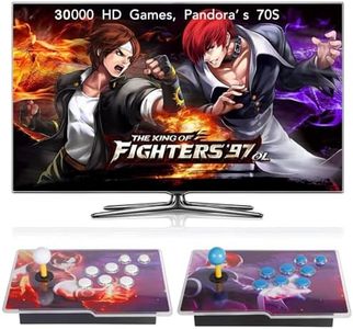 FVBADE [30000 Game in 1] 70S Pandora Box Retro Games Arcade Game Console with Two Separate Host for PC & Projector & TV 3D Games 1-4 Players Category Favorite List Save/Search/Hide/Pause/Delete Game