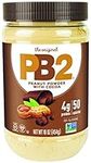 PB2 Powdered Chocolate Peanut Butter with Cocoa - 4g of Protein, 90% Less Fat, Certified Gluten Free, Only 50 Calories per Serving for Shakes, Smoothies, Low-Carb, Keto Diets