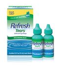Refresh Tears Lubricant Eye Drops, 2 Bottles 0.5 fl oz,15mL each Sterile,30mL