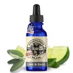 Beard Oil by Mountaineer Brand (2oz) | Premium 100% Natural Beard Conditioner (Lime & Sage)
