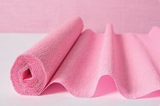 3A Featuretail Premium Crepe Paper Rolls - 8ft Length/20in Width (6pcs, Color: Baby Pink)