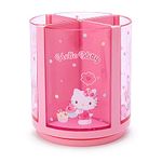 Sanrio 213110 Pink Plastic Hello Kitty Kitty Pen Stand 360 Degree Rotating Pen Stand Pen Holder Cosmetic Makeup Brush Tulle Pet Character