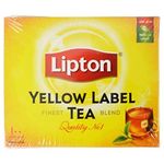 Lipton Yellow Label Black Tea Bags 100Ct (Pack Of 4) -259 Gm