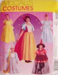 McCalls Storybook Costume Pattern 2856 Child Sizes 4-5-6