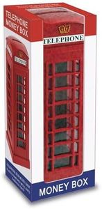 Large Telephone Booth / Phone Box London Souvenir Money Box Bank Souvenir! Souvenir / Speicher / Memoria! A Collectible, Distinctive, London, England British UK Collectible at Wonderfully Discounted Prices! A One-of-a-kind London Souvenir! / Plastic With Metal Parts by My London Souvenirs
