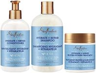Shea Moisture Manuka Honey & Yogurt Shampoo, Conditioner & Protein Power Treatment For Dry, Damaged Hair Formulated Without Sulfates, Silicones, Parabens, Phthalates, Mineral Oil or Petrolatum 3 Pack