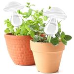 E-feilai Hight-Class Texture Mushroom Plant Waterer for Gift, Automatic Irrigation Device for Vacations,Glass Watering Globe,Plant Self-Watering Stakes Spikes for Indoor Outdoor Plants