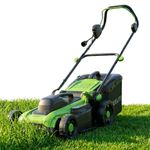 Steelite 16-Inch 1800W Corded Electric Lawn Mower, Powerful Rotary Mower for Medium Lawns, with Grass Collection Bag & Height Adjustment