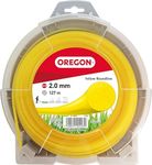 Oregon Yellow Round Strimmer Line Wire for Grass Trimmers and Brushcutters, Professional Grade Nylon, Fits Most Strimmers, 2.0 mm x 127 m (69-358-Y)