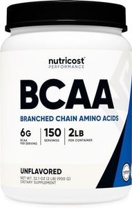 Nutricost BCAA Powder 2:1:1-150 Servings (Unflavored)