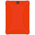 AMZER Silicone Skin Jelly Case Cover for Samsung Galaxy Tab S2 9.7-Inch SM-T810 - Orange