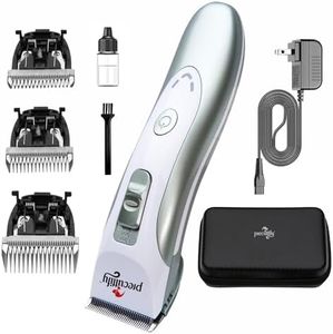 Precuttify Dog Clippers Professional Heavy Duty Dog Grooming Clipper Low Noise High Power Rechargeable Cordless Pet Grooming Tools for Small & Large Dogs Cats Pets